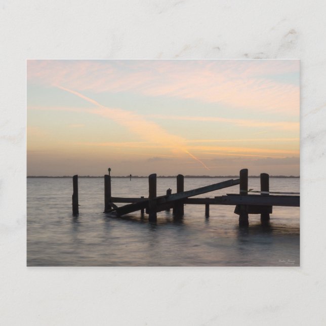 Cartão Postal Sunset 1rua 2017 Cocoa Beach (Frente)