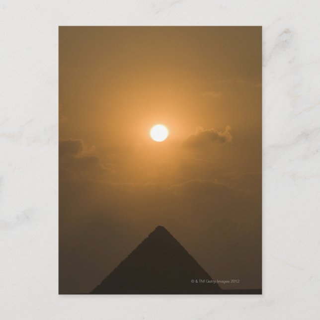 Cartão Postal Sunset acima da Pirâmide do Excelente (Frente)