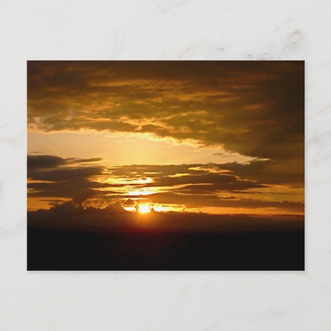 Cartão Postal Sunset Africano (Frente)