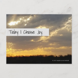 Cartão Postal Sunset alegre