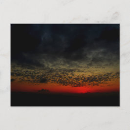 Cartão Postal Sunset Antes da Tempestade
