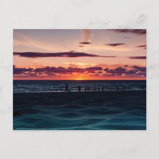 Cartão Postal Sunset at Ludington, Michigan