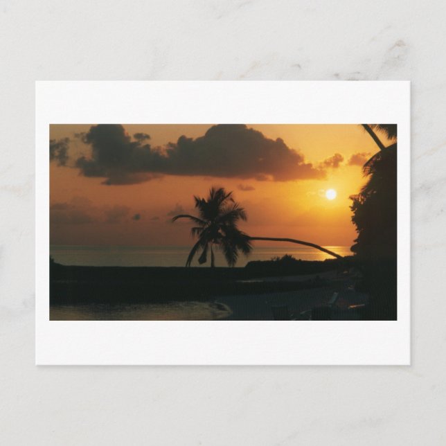 Cartão Postal Sunset at Nakatchafushi (Frente)