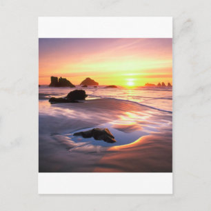 Cartão Postal Sunset Bandon Oregon