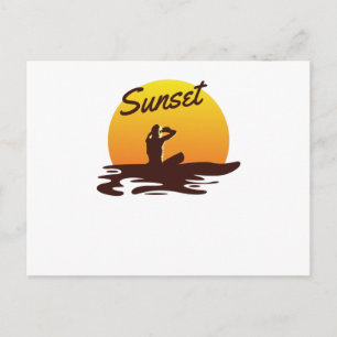 Cartão Postal Sunset Beach