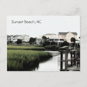 Cartão postal Sunset Beach North Carolina