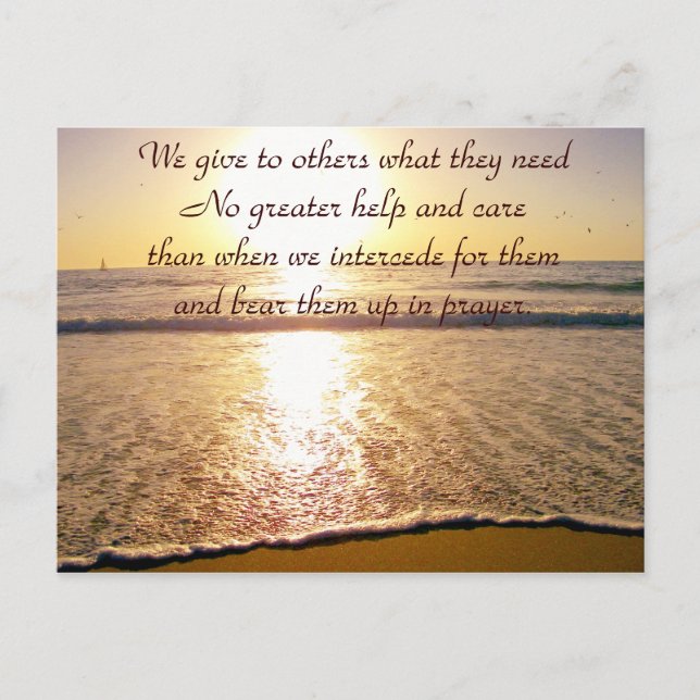 Cartão Postal Sunset Care_ (Frente)