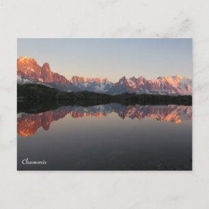 Cartão Postal Sunset Chamonix Lac de Cheserys