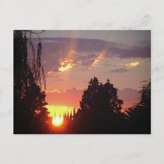 Cartão postal Sunset da Califórnia