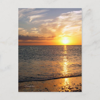 Cartão postal Sunset de agosto