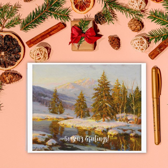 Cartão Postal Sunset de inverno (Criador carregado)