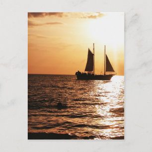 CARTÃO POSTAL SUNSET DE NAVEGAÇÃO, MONTEGO BAY, JAMAICA