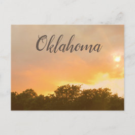 Cartão postal Sunset de Oklahoma
