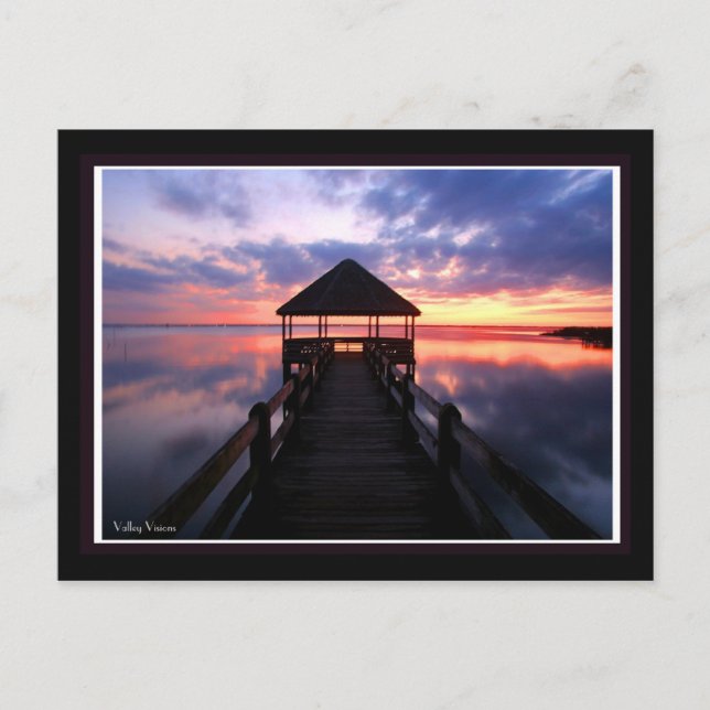 Cartão Postal Sunset de som (Frente)