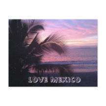 Cartão postal Sunset do Amor México