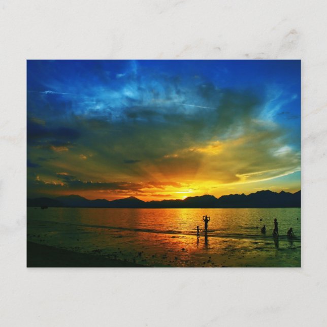 Cartão Postal Sunset em Da Nang (Frente)