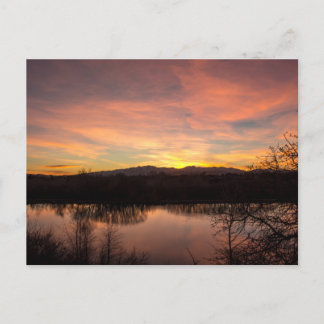 Cartão Postal Sunset em Highland Glen