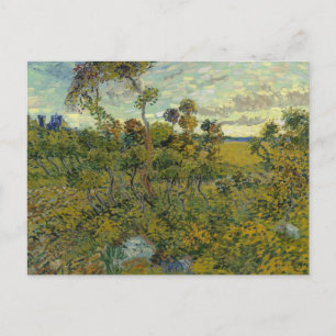Cartão Postal Sunset em Montmajour por Van Gogh