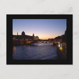 Cartão Postal Sunset em Paris