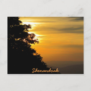 Cartão Postal Sunset em Shenandoah