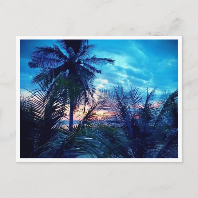 Cartão Postal Sunset em Siquijor (Frente)