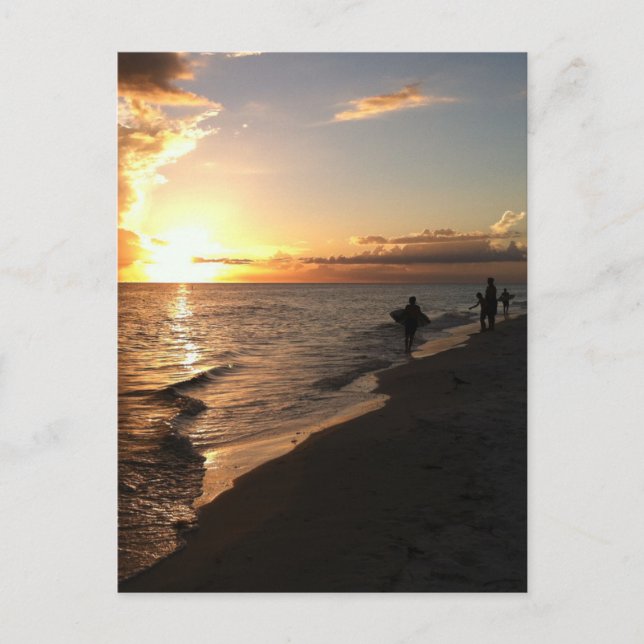 Cartão postal Sunset Fun Beach (Frente)