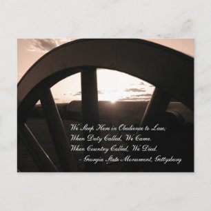 Cartão postal Sunset Gettysburg