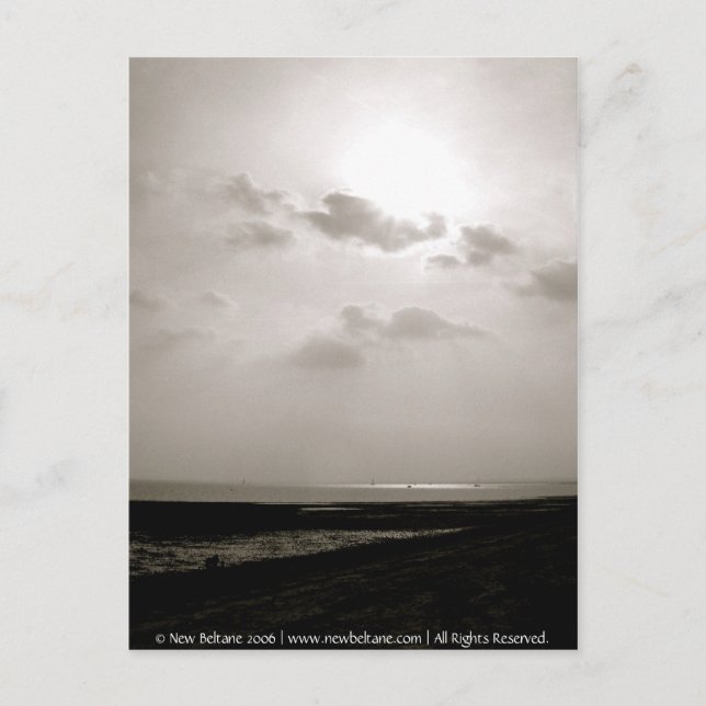 Cartão Postal Sunset, Ilha Mersea (Frente)