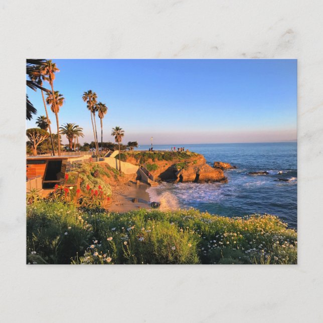 Cartão Postal Sunset in San Diego (Frente)