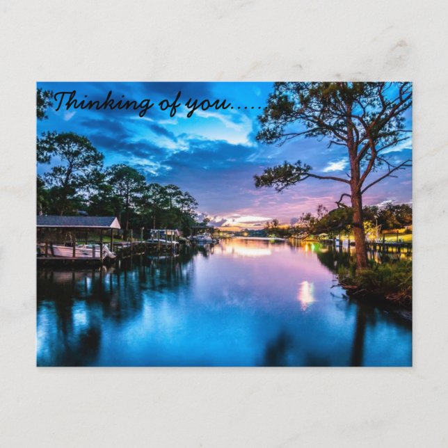 Cartão Postal Sunset Mítico Colorido (Frente)