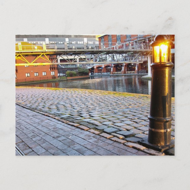 Cartão Postal Sunset na caixa de correio, Birmingham (Frente)