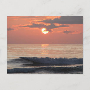 Cartão Postal Sunset na Costa do Oregon