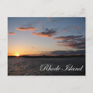 Cartão Postal Sunset na Ilha Rhode