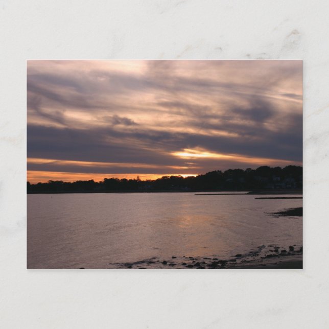 Cartão Postal Sunset na Ilha Sherwood (Frente)