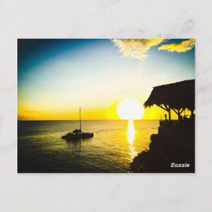 Cartão Postal Sunset na Jamaica