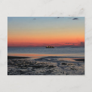 Cartão Postal Sunset na Race Point Provincetown Cape Cod