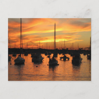 Cartão Postal Sunset Newport