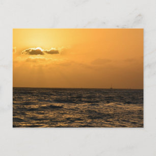 Cartão Postal Sunset no Havaí em Koloa
