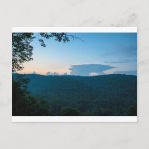 Cartão Postal Sunset no Mohican Gorge Overlook, Ohio