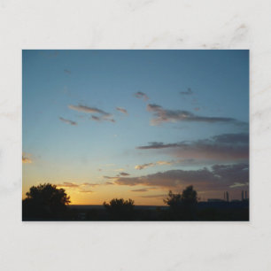 Cartão postal Sunset no Novo México