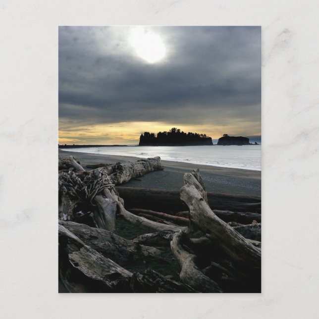 Cartão Postal Sunset no Parque Nacional da Olimpiadas de Ruby Be (Frente)