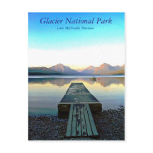 Sunset no Parque Nacional de Glacier