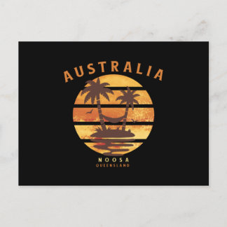 Cartão Postal Sunset Noosa Queensland, costa Dourada