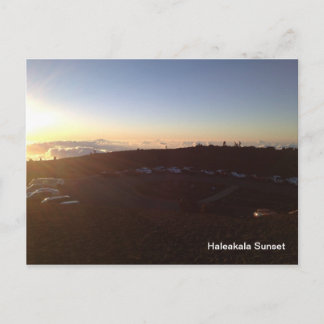 Cartão Postal Sunset on Summit Haleakala - Maui Havaí