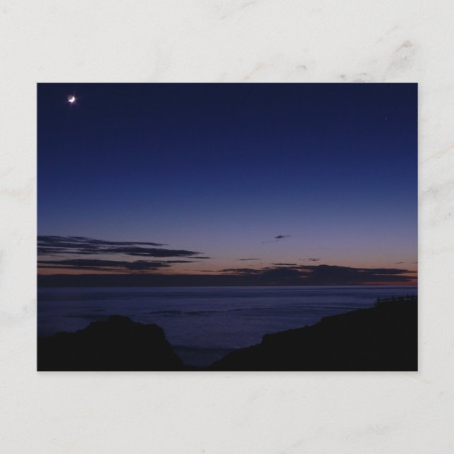 Cartão postal Sunset Oregon (Frente)