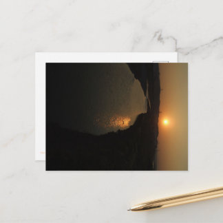 Cartão Postal Sunset Over the Black River
