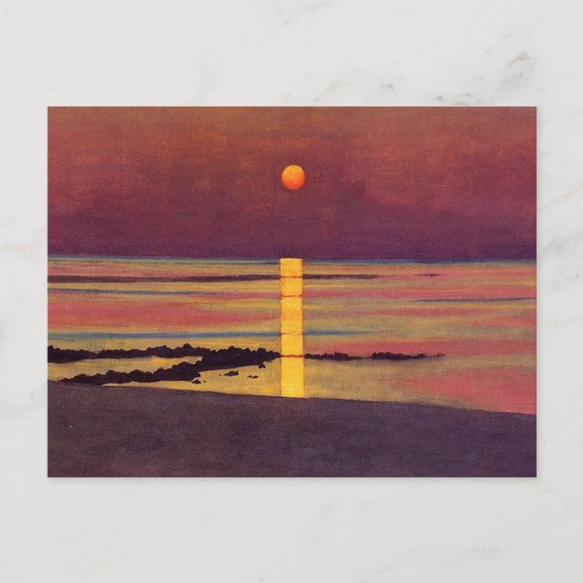 Cartão Postal Sunset (por Félix Vallotton) (Frente)