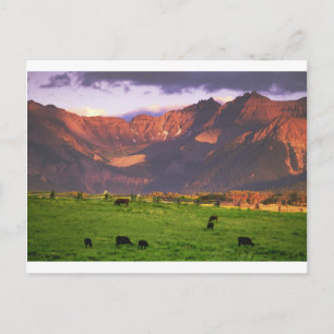 Cartão Postal Sunset San Juan Mts CO