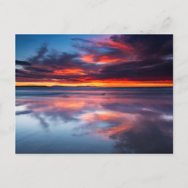 Cartão Postal Sunset sobre as Ilhas do Canal, AC (Frente)