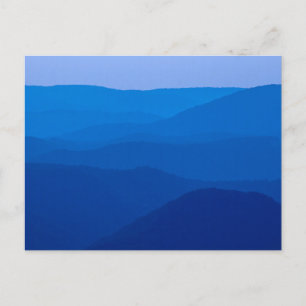 Cartão Postal Sunset Sobre as Montanhas Alegrey, Virgínia Ociden